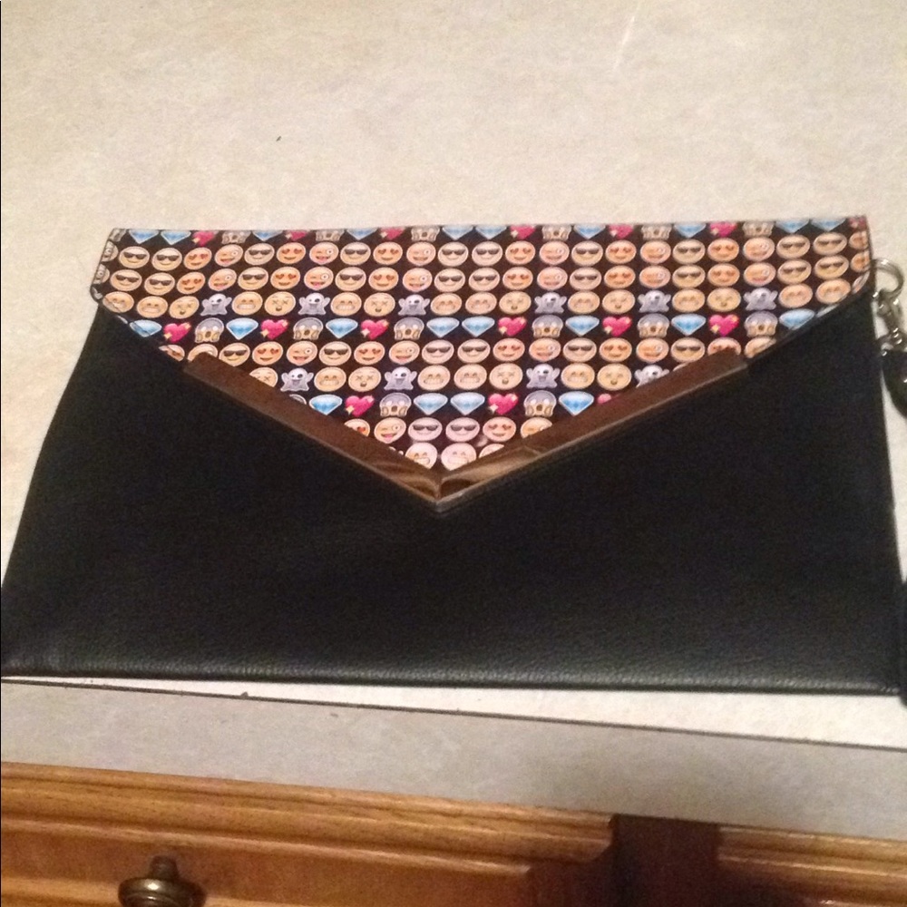 Emoji clutch purse